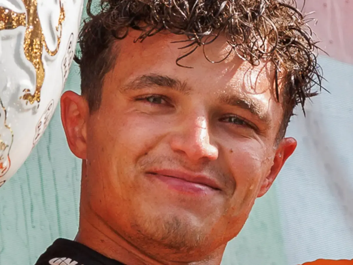 Porträttbild av Lando Norris.