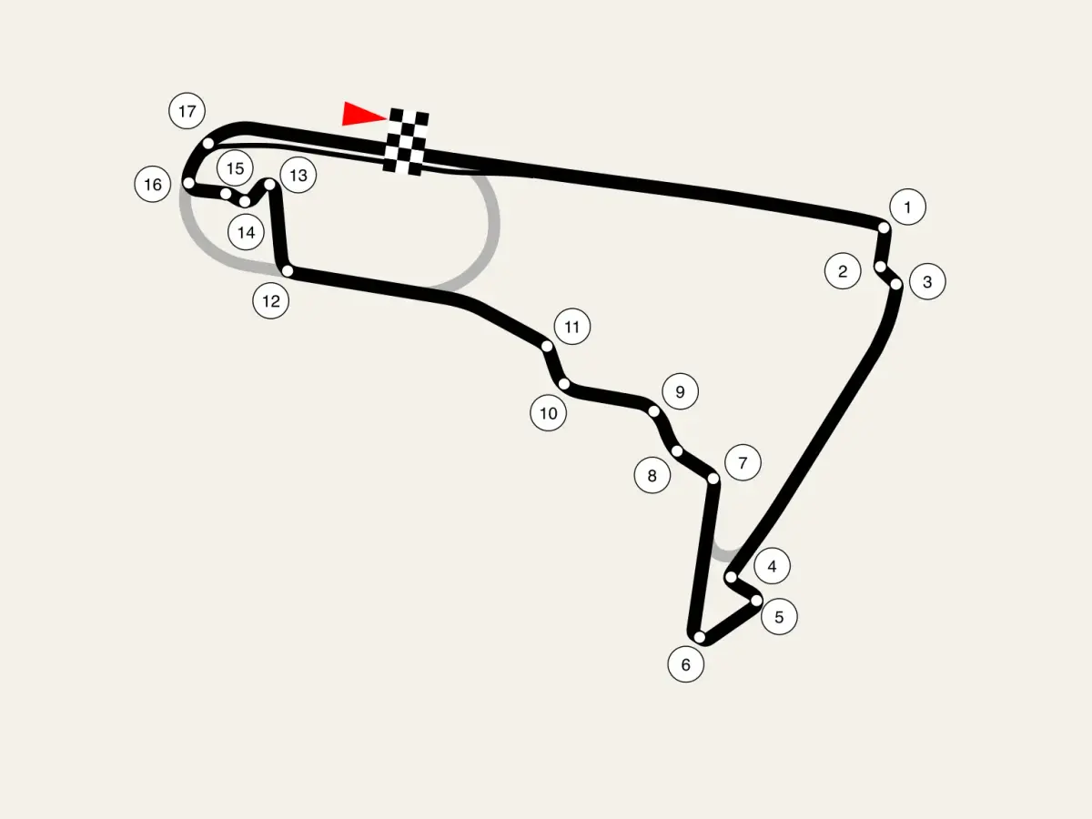 Bankarta för Mexikos GP.