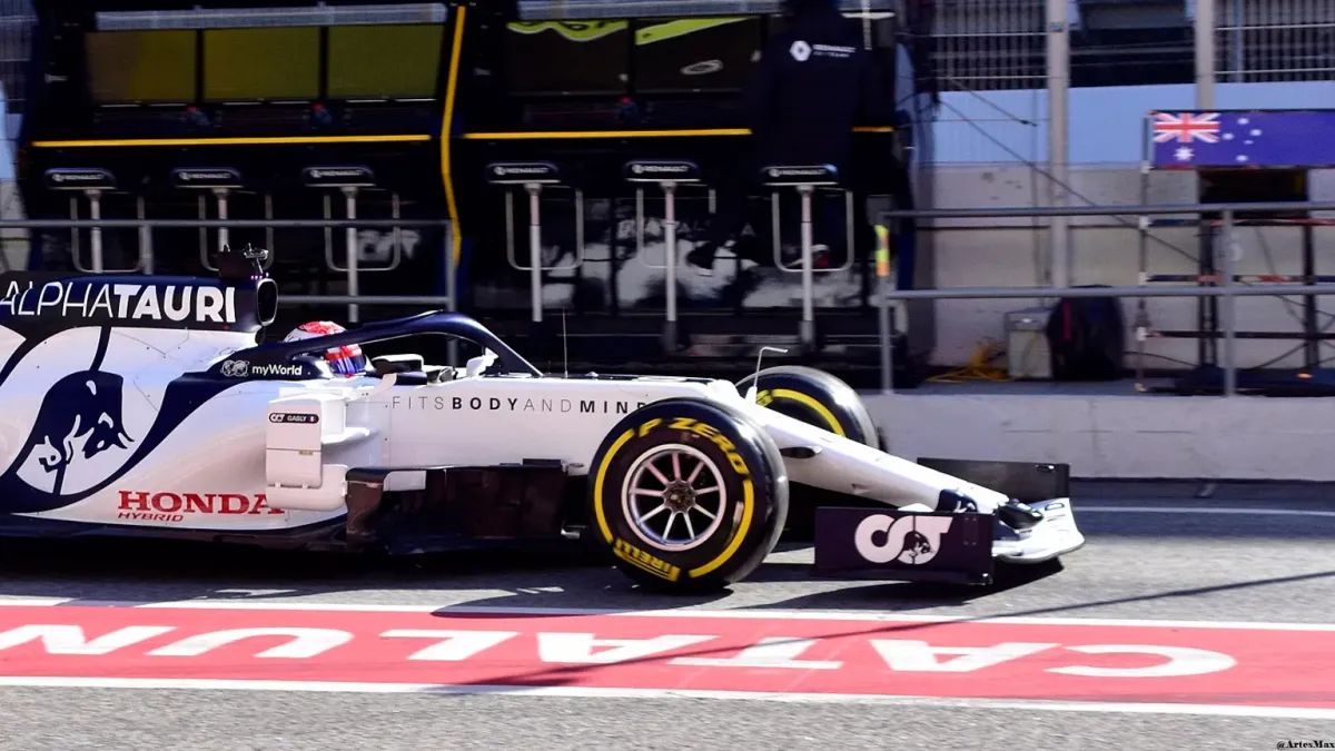 AlphaTauri i Formel 1.